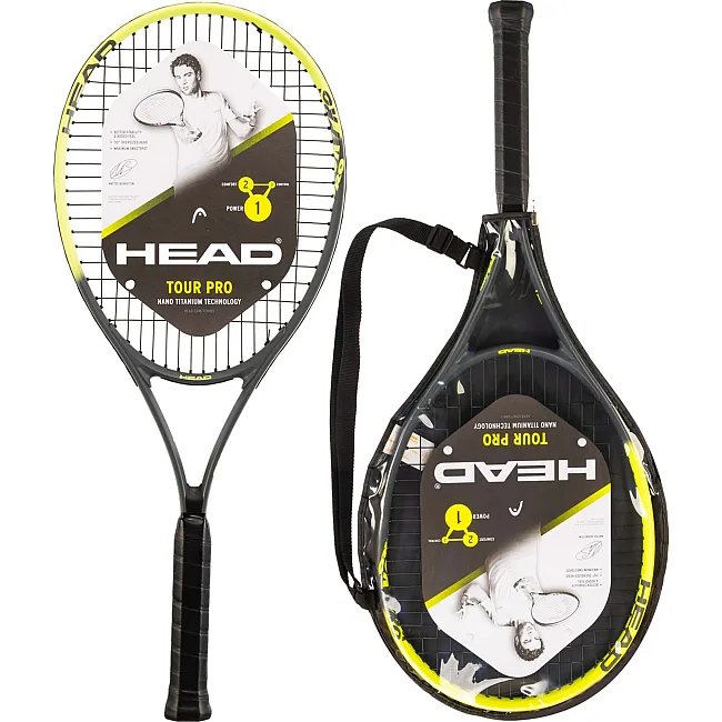 Ракетка для большого тенниса 27" HEAD Tour Pro 230384-4 (Желтый-черный)