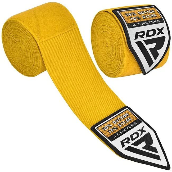 Бинти для боксу RDX WX Professional Boxing Hand Wraps Yellow