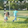 Ворота футбольные Neo-Sport NS-465 300 х 200 х 120 см, черно-белые