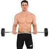 Штанга неразборная с фиксированным весом изогнутая PEV HAMMER STRENGHT TA-9978-30 (Черный)
