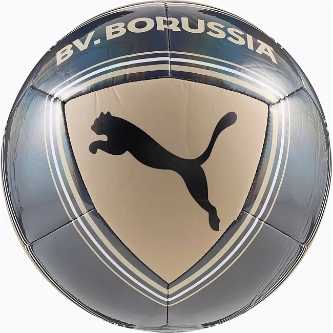Футбольний м'яч Puma BVB Culture Ball сірий, чорний 5