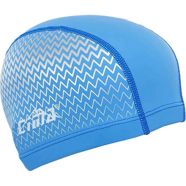 Шапочка для басейну текстильна з покриттям PU CIMA PL-2990 (Блакитний)