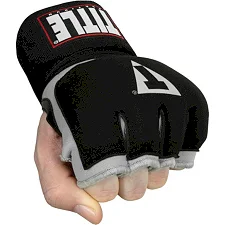 Бинт-перчатки Гелевые TITLE Boxing Platinum Prime Gel Fist Wraps Черные с красным