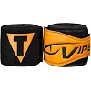 Бинты боксерские эластичные TITLE VIPER Coil 4,5м Черные с Оранжевым