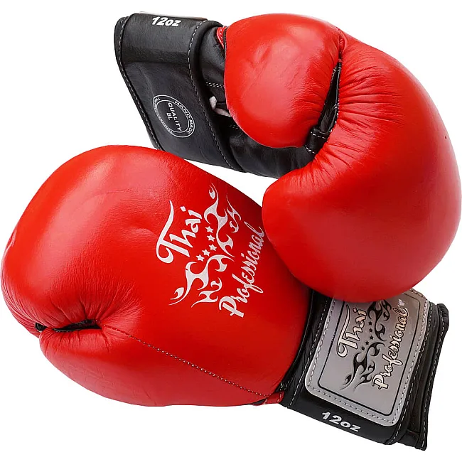 Боксерские перчатки Thai Professional BG5VL Красные