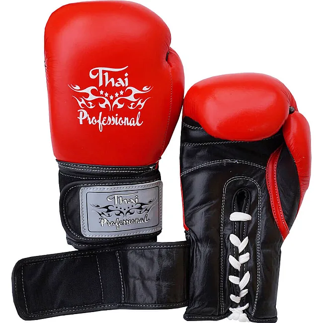 Боксерские перчатки Thai Professional BG5VL Красные