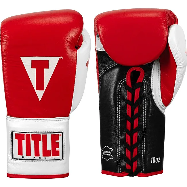 Боксерские перчатки TITLE Classic Pro Fight 2.0 Красные
