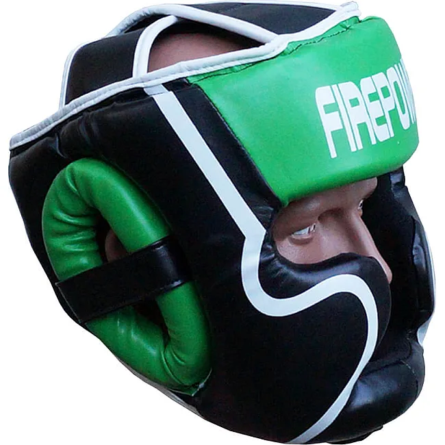 Боксерский шлем FirePower FPHGA5 Зеленый