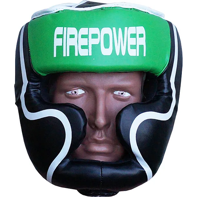 Боксерский шлем FirePower FPHGA5 Зеленый