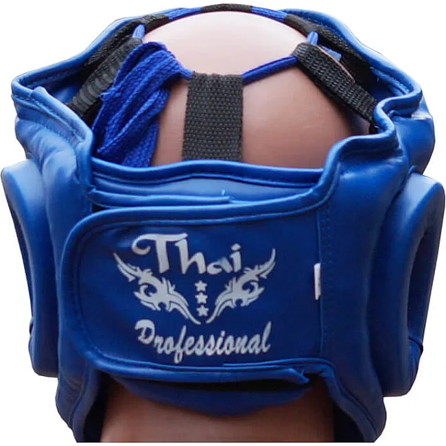 Боксерский шлем Thai Professional HG3L Синий