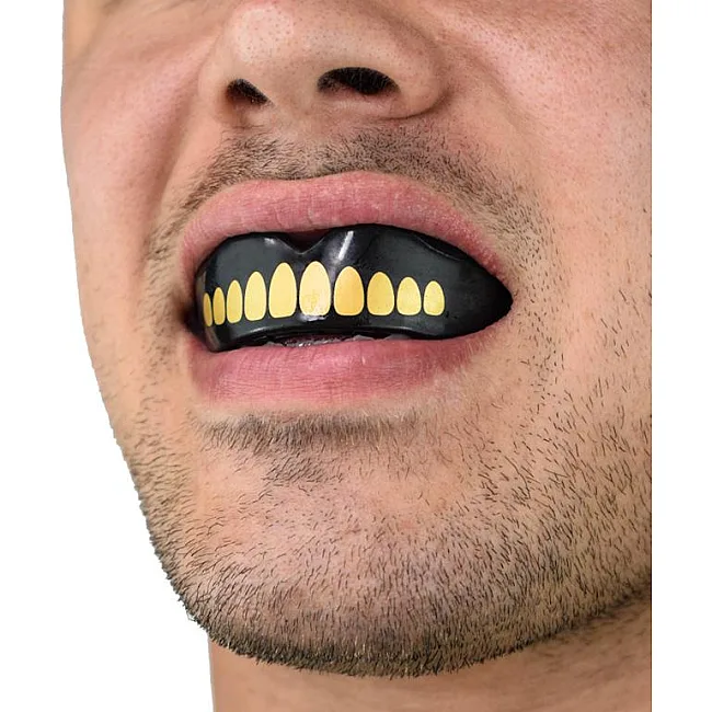 Капа детская SAFEJAWZ Extro Series Self-Fit Goldie Черная