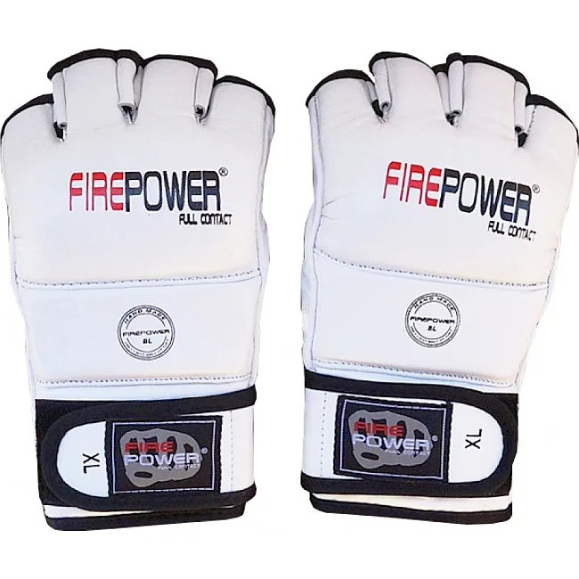 Перчатки MMA FirePower FPMG1 Белые