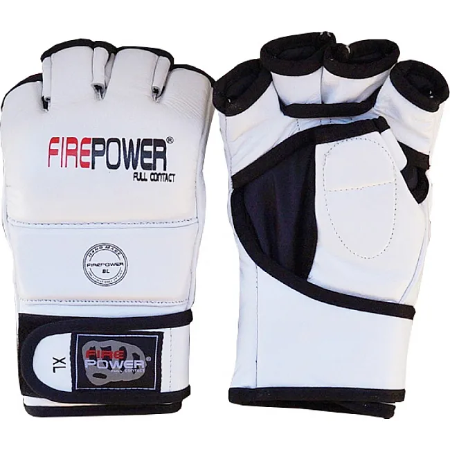 Перчатки MMA FirePower FPMG1 Белые