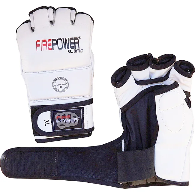 Перчатки MMA FirePower FPMG1 Белые