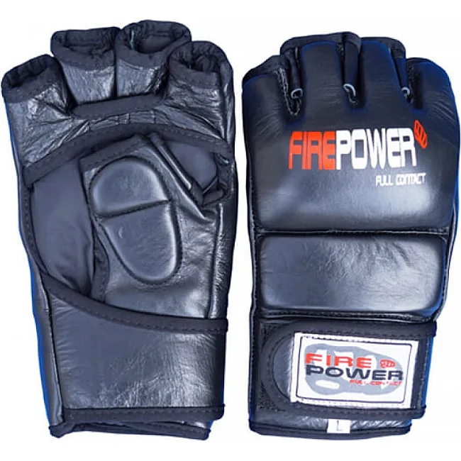 Перчатки MMA FirePower FPMG1 Черные