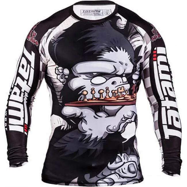Рашгард с длинным рукавом Tatami Fightwear Chess Gorilla Принт
