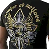 Рашгард з коротким рукавом Blitzsport Bad Breed Чорний
