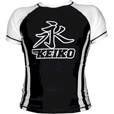 Рашгард із коротким рукавом KEIKO RACA Speed Чорний із білим