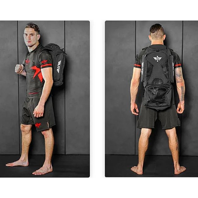 Рюкзак Elite Sports Athletic Convertible Black Training Черный