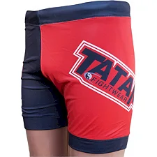 Шорты компрессионные Tatami Fihtwear Gen X Vale Tudo Черные с красным