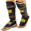 Защитные накладки на ноги Муай Тай, ММА, Кикбоксинг искусственная кожа BOXER NEW 2004-4-N (Черный)