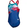 Купальник детский Arena LOGO KIKKO SWIMSUIT SWIM PRO B синий, белый, красный, бирюзовый