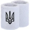 Спортивный напульсник впитывающий влагу Герб Украины BC-9280 1шт (Белый)
