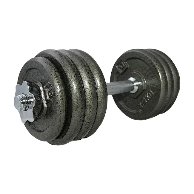 Гантель наборный 20кг 1шт DUMBELL SET черный 2-20кг