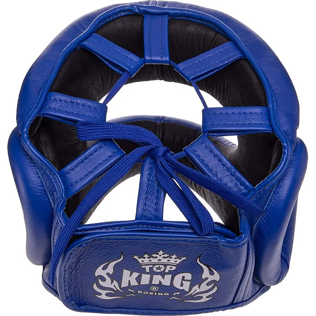 Шлем с бампером
 кожаный TOP KING Pro Training TKHGPT-OC (Черный)