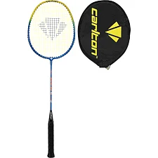 Профессиональная ракетка для бадминтона в чехле CARLTON DL13003498H AEROBLADE TI YLW G6 HH NF