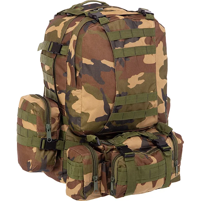 Штурмовий рюкзак триденний SP-SPORT ZK-5504 48x31x20 30л (Камуфляж Woodland)