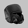 Боксерський шолом RDX T15 Noir Cheek Protector Matte Black (капа у комплекті)