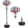Устойчивая баскетбольная Hudora 71655 ALL STARS 205 см, разноцветная