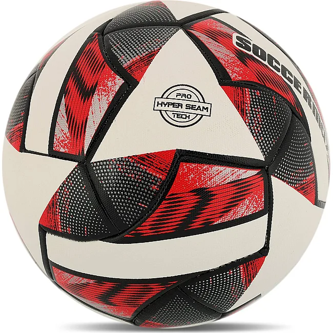 Футбольный мяч
 HYBRID SOCCERMAX FB-4126 №5 PU (Белый-красный)