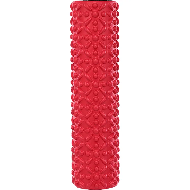 Роллер массажный цилиндр (ролик мфр) 45см Flower Roller BLOOM FOAM ROLLER LB7022 (Белый)
