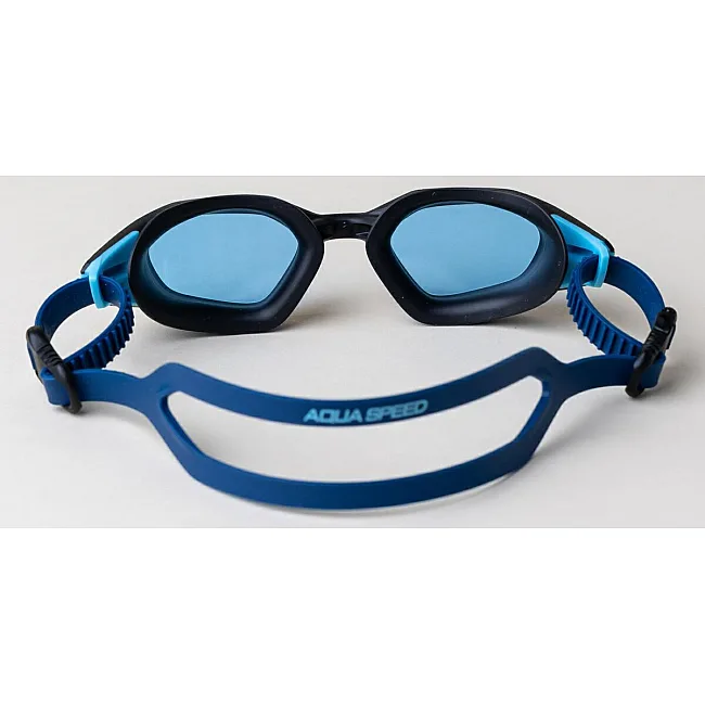 Очки для плавания Aqua Speed CYCLONE 61434 черный, синий, бирюзовый OFSM