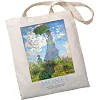 Экошопер BookOpt ВК4087 MONET Женщина с бежевым зонтиком.