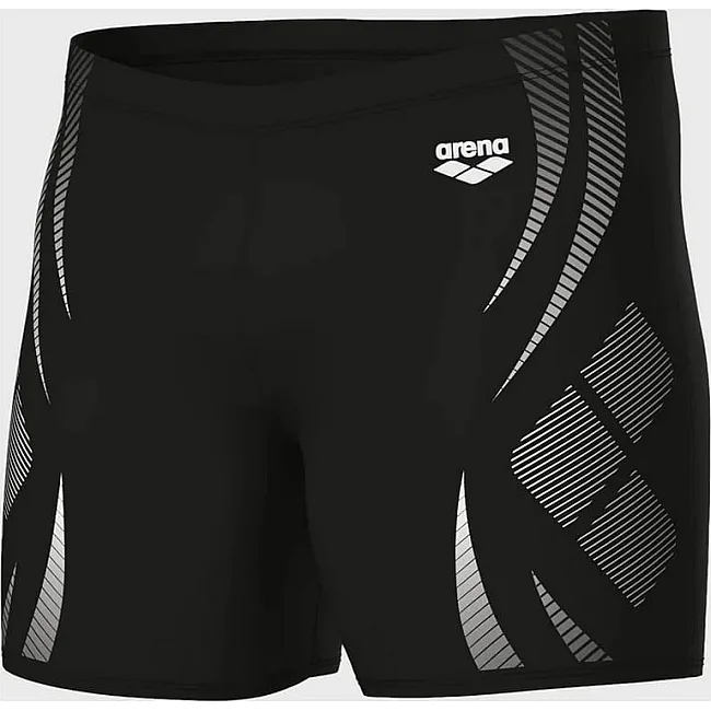 Плавки-шорты для мужчин Arena POSEIDONIA SWIM MID JAMMER черный, белый