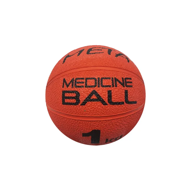 Медбол META Color Medicine Ball 1 kg оранжевый 19,5 см
