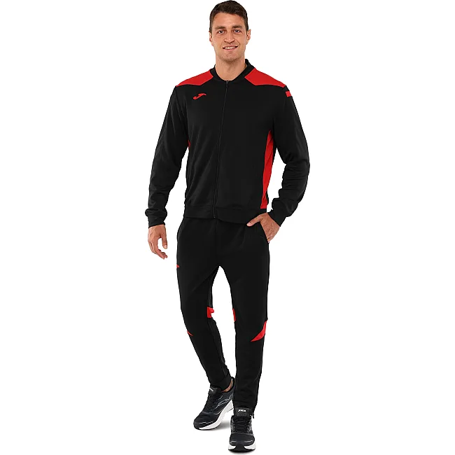 Спортивний костюм
 кофта на блискавці та штани JOMA

 CHAMPIONSHIP VI 101953-106
 (Чорний-червоний)