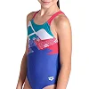 Купальник детский Arena LOGO KIKKO SWIMSUIT SWIM PRO B синий, белый, красный, бирюзовый