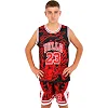 Детская баскетбольная форма
 NBA клуб Chicago Bulls 23 BA-6625 (Красный-черный)