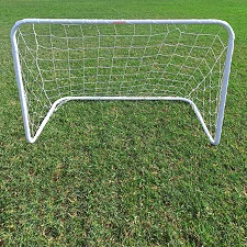Ворота металлические тренировочные META METAl Training Goal Posts белый 160х115х60 см
