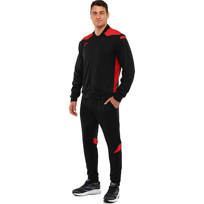 Спортивний костюм
 кофта на блискавці та штани JOMA

 CHAMPIONSHIP VI 101953-106
 (Чорний-червоний)