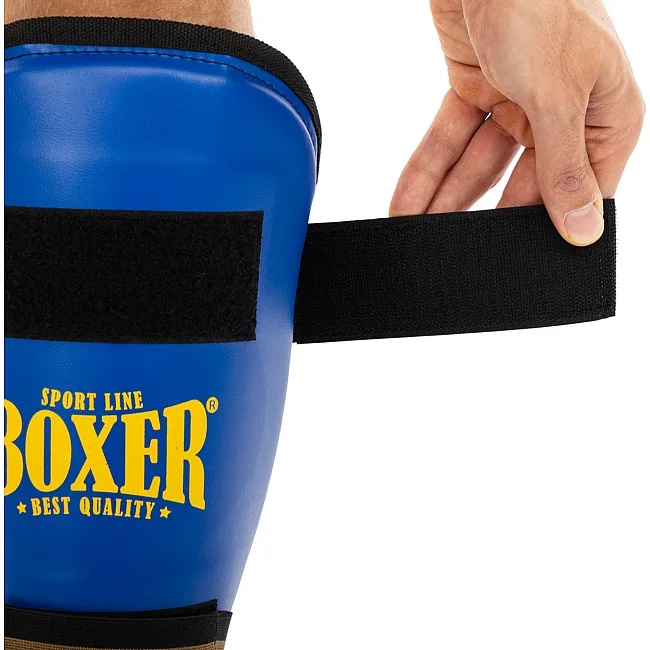 Захисні накладки на ноги
 Муай Тай, ММА, Кікбоксинг штучна шкіра BOXER

 NEW 2004-4-N (Чорний)