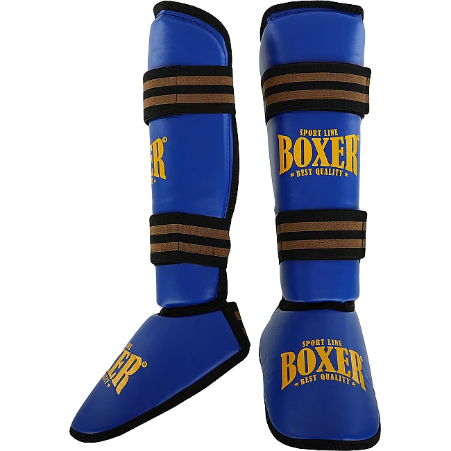 Захисні накладки на ноги
 Муай Тай, ММА, Кікбоксинг штучна шкіра BOXER

 NEW 2004-4-N (Чорний)