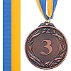 Медаль спортивна зі стрічкою SP-SPORT GLORY C-4327 ø6,5см (Срібний)
