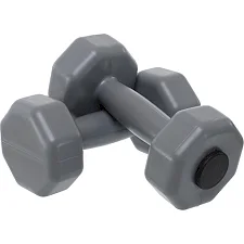 Гантели для фитнеса пластиковые Champion TA-9820-1_5 2шт 1,5кг (Серый)