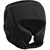 Боксерський шолом RDX T15 Noir Cheek Protector Matte Black (капа у комплекті)