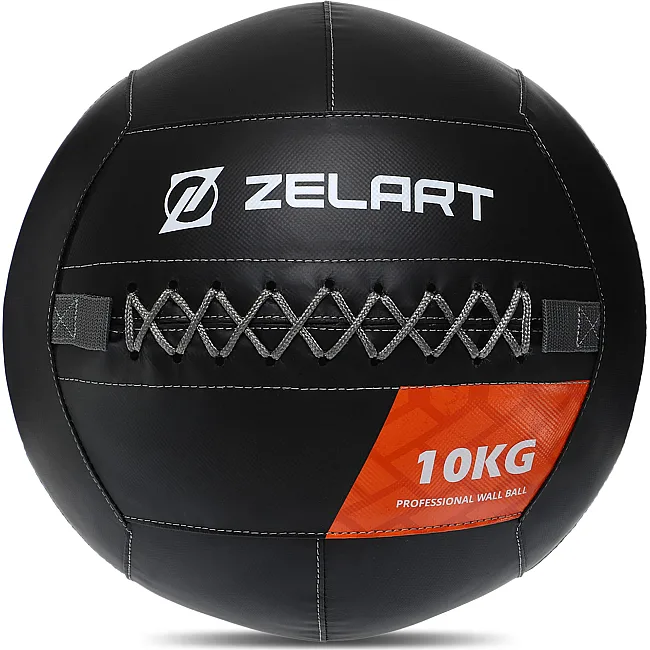 Мяч набивной медицинский для кроссфита WALL BALL ZELART
 TA-7822-10 вес-10кг